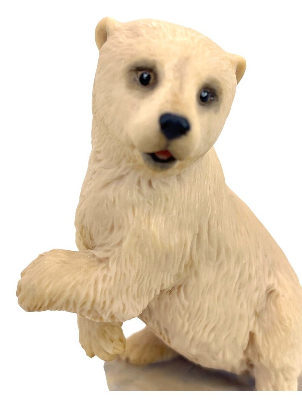 Baby Polar Bear Cub Figurine White Aynsley Hand Painted UK England 80s Vintage - Picture 2 of 10